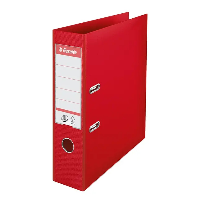 Biblioraft Esselte No.1 Power, PP/PP, A4, 75 mm, rosu BPTCSL1103