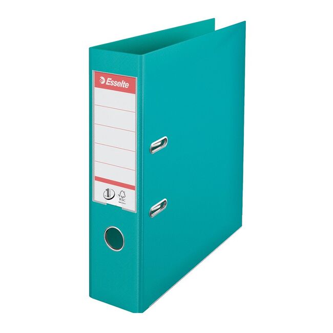 Biblioraft Esselte No.1 Power, PP/PP, A4, 75 mm, turcoaz BPTCSL1111