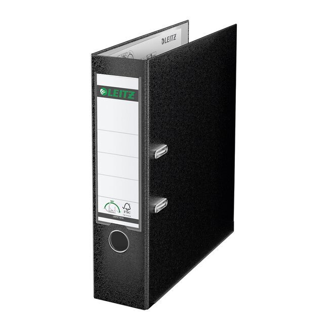 Biblioraft Leitz 180º, PP, A4, 80mm, negru BPTCSL1503