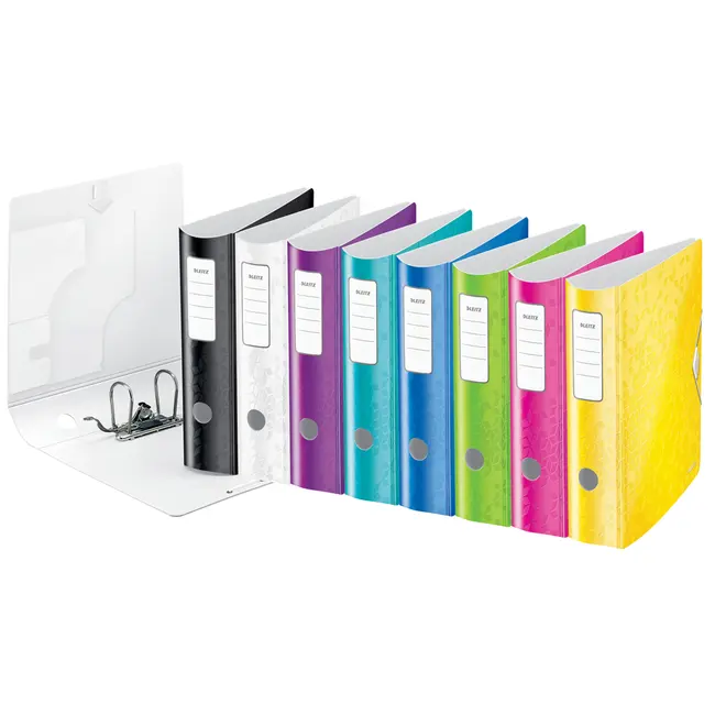 Biblioraft Leitz Active WOW 180°, A4, 75 mm, polyfoam, verde metalizat BPTCSL010209