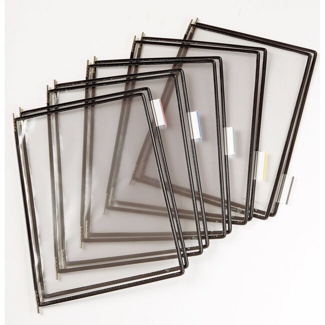 Display Tarifold, A4, 10 bucati/set, negru BPTCTA114007