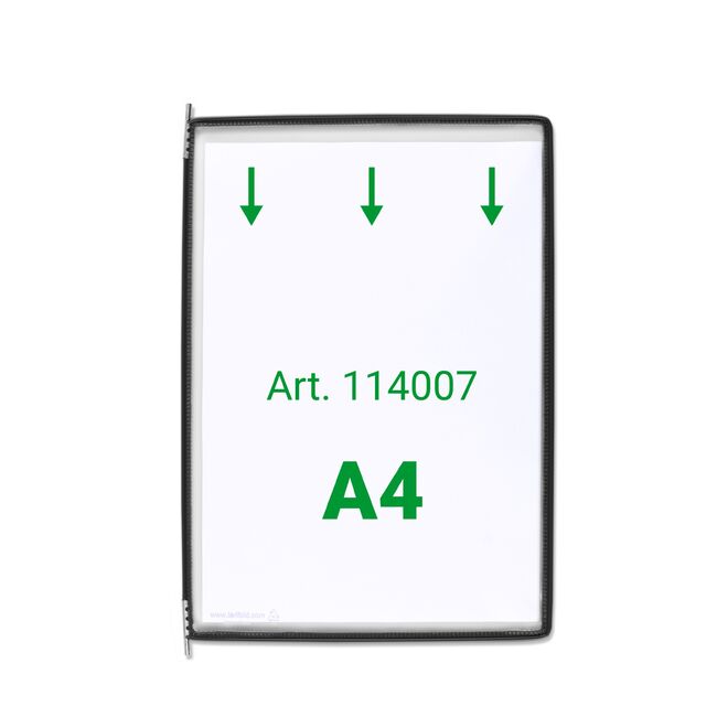 Display Tarifold, A4, 10 bucati/set, negru BPTCTA114007