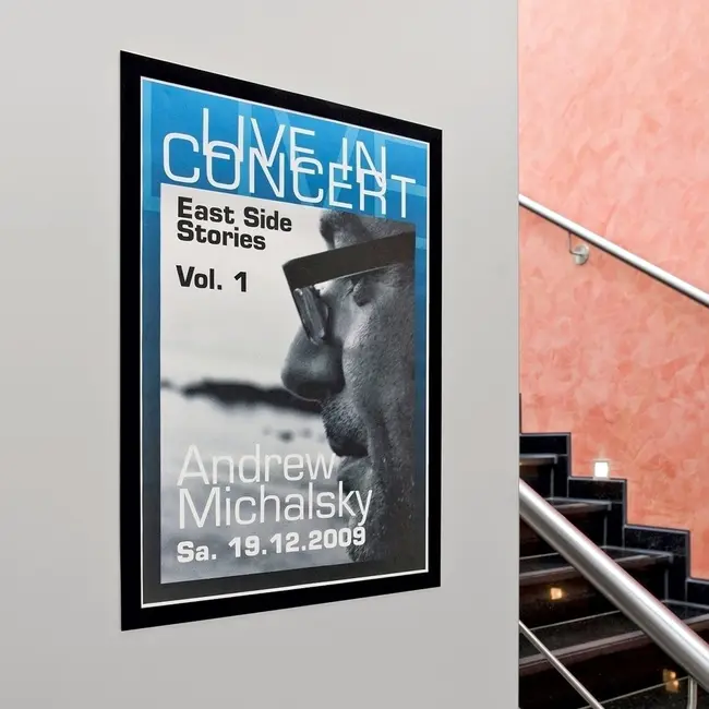 Display magnetic Durable Duraframe, A3, negru, 2 bucati/set BPTCDB487301