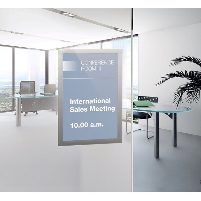 Display magnetic Durable Duraframe, A4, argintiu, 2 bucati/set BPTCDB487223