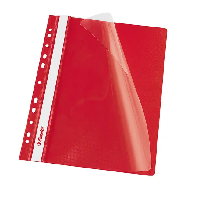 Dosar PP cu multiperforatii Esselte VIVIDA, A4, rosu, 10 buc/set BPTCSL000133