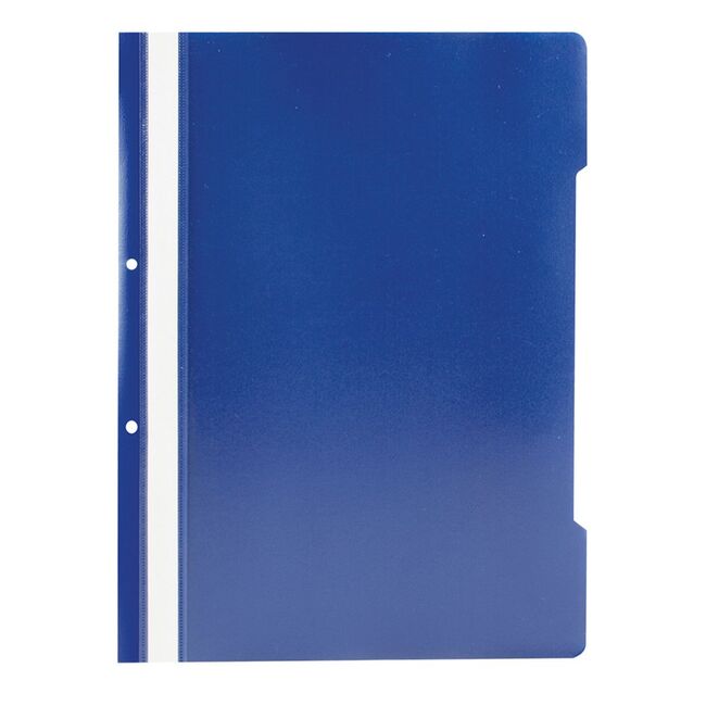 Dosar cu sina si 2 perforatii Noki, bleumarin, 25 bucati/set BPTCLM018