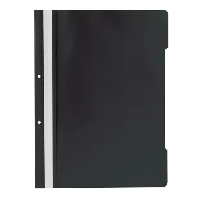 Dosar cu sina si 2 perforatii Noki, negru, 25 bucati/set BPTCLM013