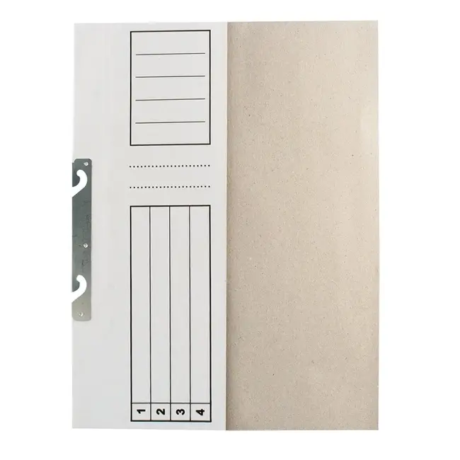 Dosar de incopciat 1/2, carton, alb, 25 bucati/set BPTCDL2506