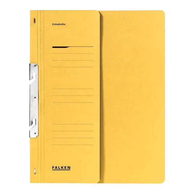 Dosar de incopciat 1/2 Lux Falken, carton, 250 g/mp, galben BPTCFA0915