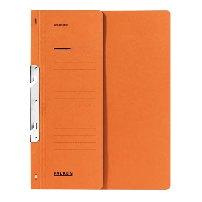 Dosar de incopciat 1/2 Lux Falken, carton, 250 g/mp, portocaliu BPTCFA0916