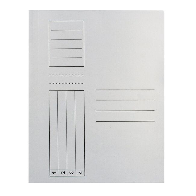 Dosar plic, carton, alb, 10 bucati/set BPTCDL302M