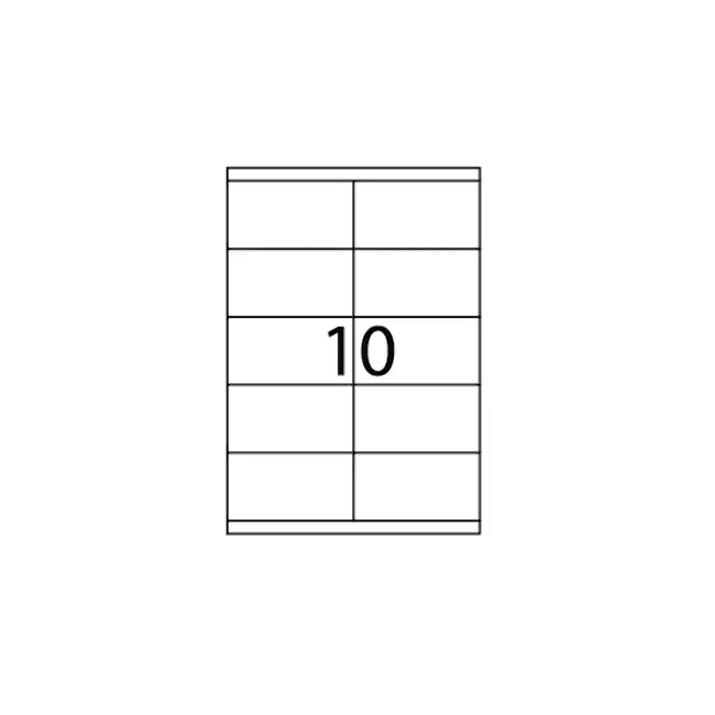 Etichete autoadezive Apli, A4, 105 x 57 mm, 1000 bucati, 100 coli/top BPTCAL11712