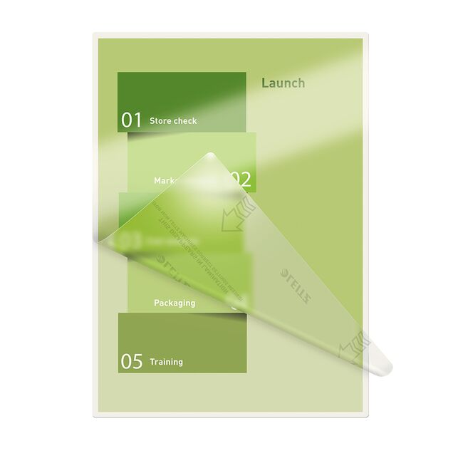 Folie Leitz UDT pentru laminare la cald, A5, 80 microni BPTCSL090807