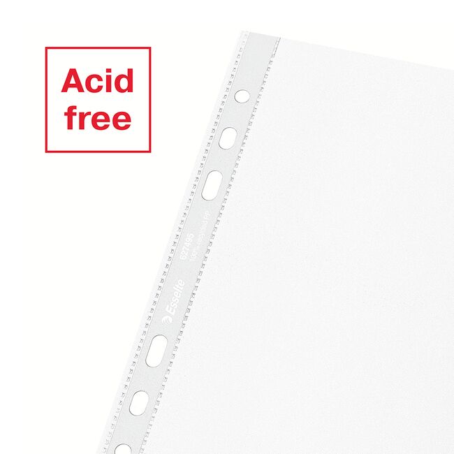 Folie de protectie Esselte Recycled, PP reciclat, A5, 70 mic, 100 bucati/cutie, standard BPTCSL627495
