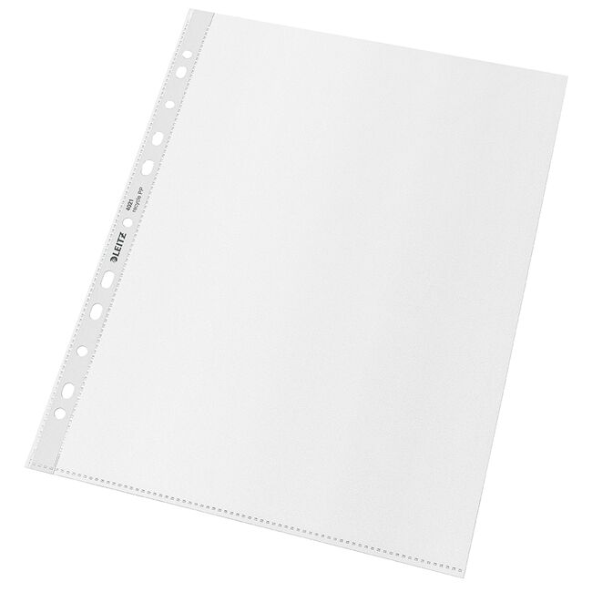 Folie de protectie Leitz Recycle, PP, 90% reciclat, reciclabil, A4 Maxi, 100 mic, 25 buc/ set, standard BPTCSL210003