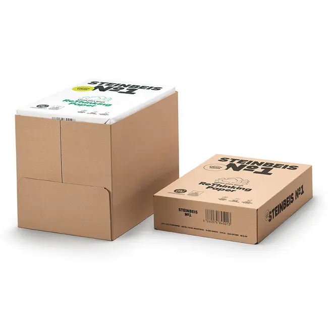 Hartie copiator reciclata, Steinbeis NO 1 Classic White, A4, 80 g/mp, 500 coli/top BPTCNF2282