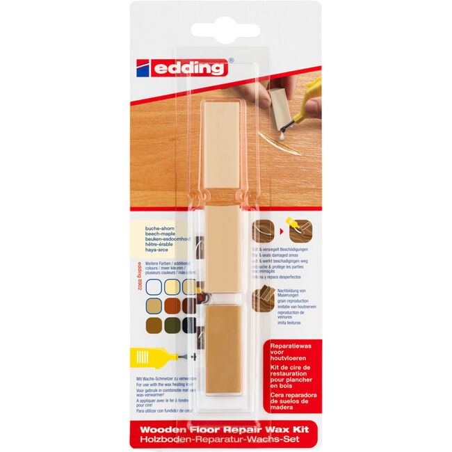 Kit Edding 8902, ceara pentru reparatii pardoseala, artar, blister BPTCED890211