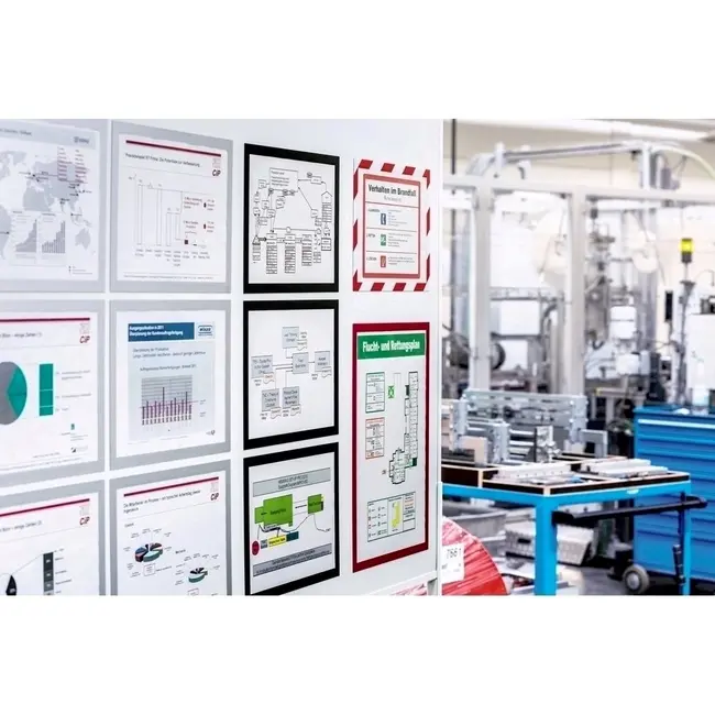 Magnetic Duraframe Durable A4 argintiu, 5 bucati/set BPTCDB486923