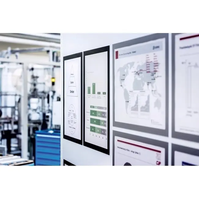 Magnetic Duraframe Durable A4 negru, 5 bucati/set BPTCDB486901