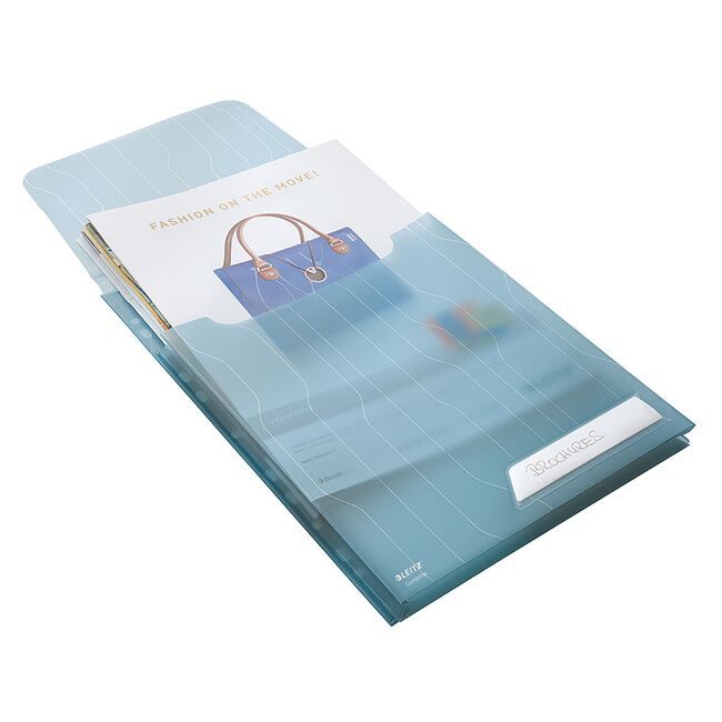 Mapa Leitz, CombiFile Jumbo, eticheta, PP, A4, 200 microni, transparent, 3 bucati/set BPTCSL20511
