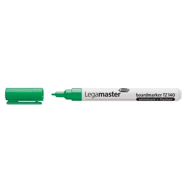 Marker pentru tabla Legamaster TZ140, varf rotund, 1 mm, 4 culori/set (negru, rosu, albastru, verde) BPTCPS0015