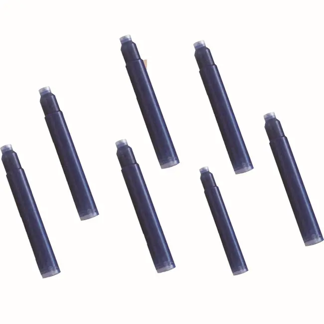 Patroane cerneala, scurte, albastru, 50 bucati/set BPTCRR40153