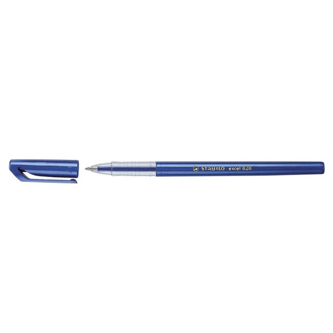 Pix, Stabilo, Excel 828, 0.38 mm, plastic, albastru, 10 bucati/cutie BPTCSW148283