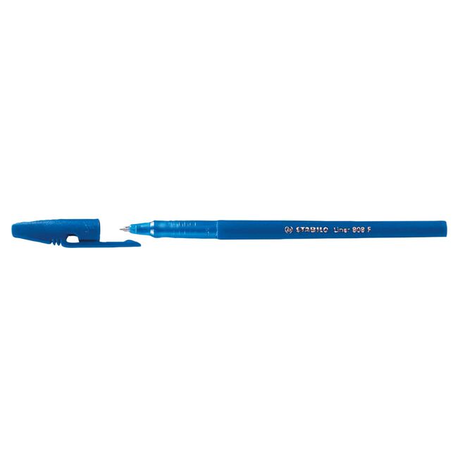 Pix Stabilo Liner 808, varf 0.38 mm, albastru, 10 bucati/cutie BPTCSW148083