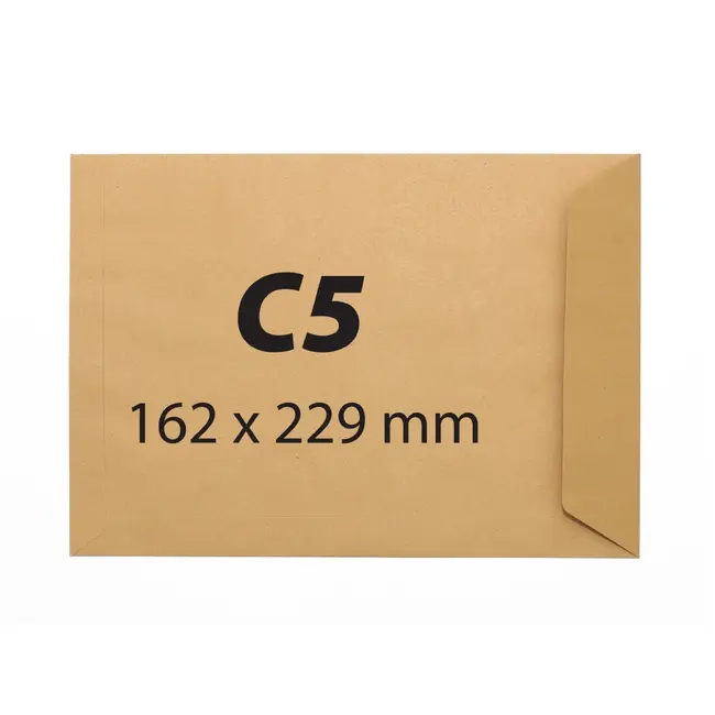 Plic C5, 162 x 229 mm ,kraft, banda silicon, 90 g/mp, 500 bucati/cutie BPTCKF30105