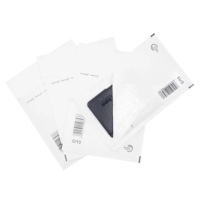 Plic cu protectie, 150 x 210 mm (interior), alb, banda silicon, 90 g/mp, 100 bucati/cutie BPTCKF70015