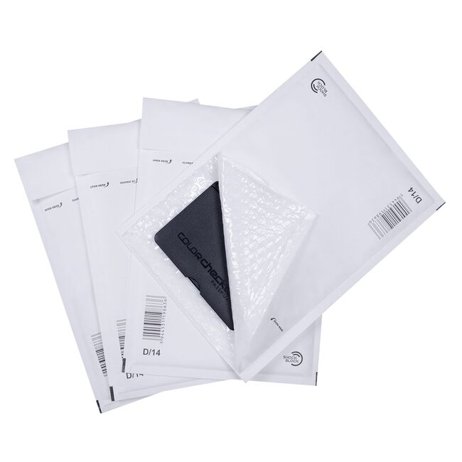 Plic cu protectie, 180 x 265 mm (interior), alb, banda silicon, 90 g/mp, 100 bucati/cutie BPTCKF70115