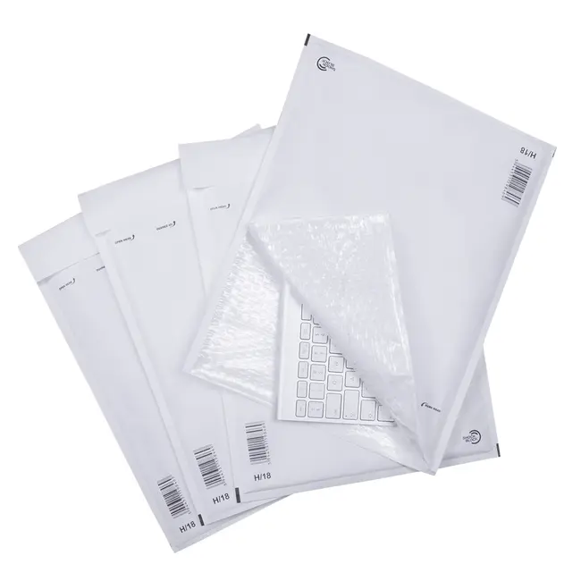 Plic cu protectie, 270 x 360 mm (interior), alb, banda silicon, 90 g/mp, 100 bucati/cutie BPTCKF70415