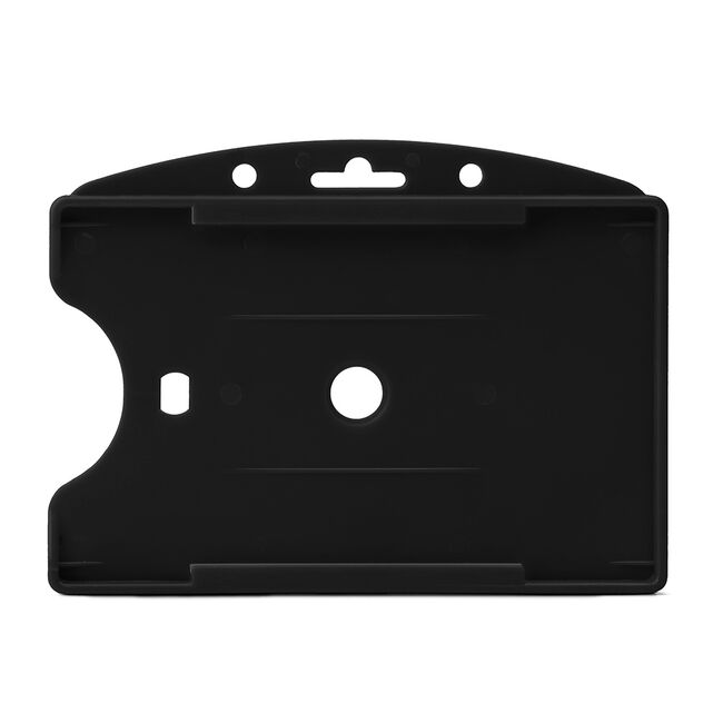 Suport card simplu Tarifold, PP, 60 x 89 mm, negru, 10 bucati/set BPTCTA200427