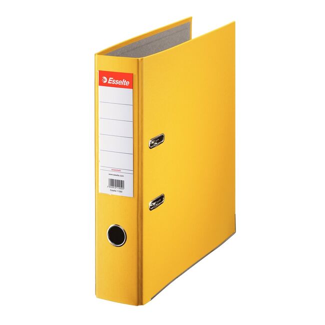 Biblioraft Esselte Economy, PP, A4, 75 mm, galben BPTCSL1401