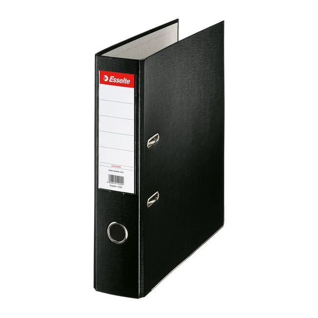 Biblioraft Esselte Economy, PP, A4, 75 mm, negru BPTCSL1407