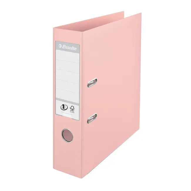 Biblioraft Esselte No.1 Power, PP/PP, A4, 75 mm, culoarea piersicii BPTCSL1117