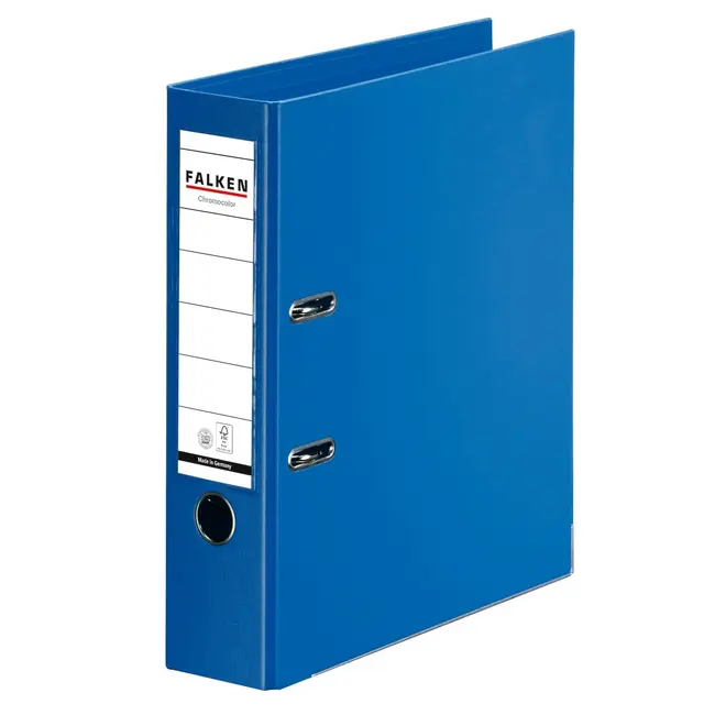 Biblioraft Falken Chromocolor, 80 mm, albastru BPTCFA026805