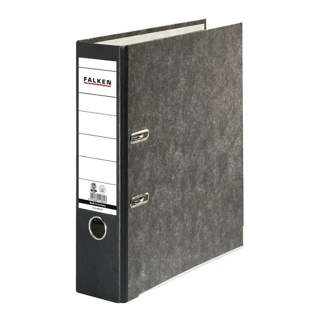 Biblioraft Falken marmorat, 80 mm, negru BPTCFA028801