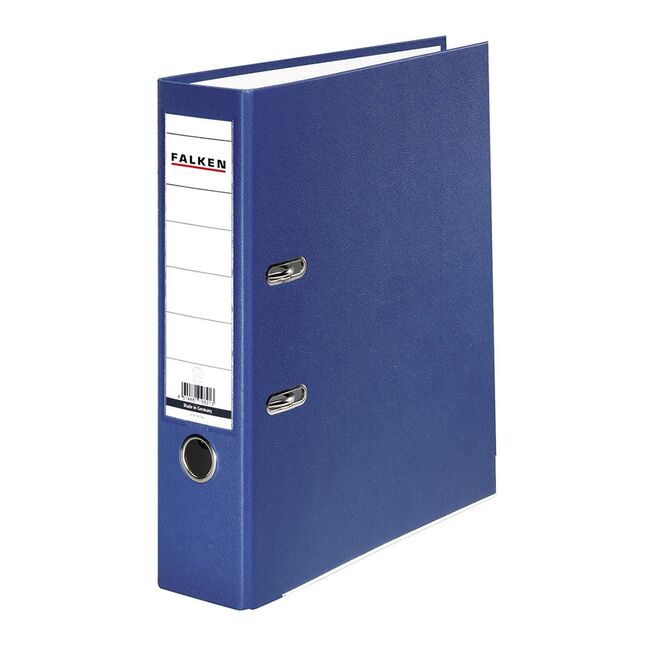 Biblioraft Falken plastifiat, 50 mm, albastru BPTCFA029504