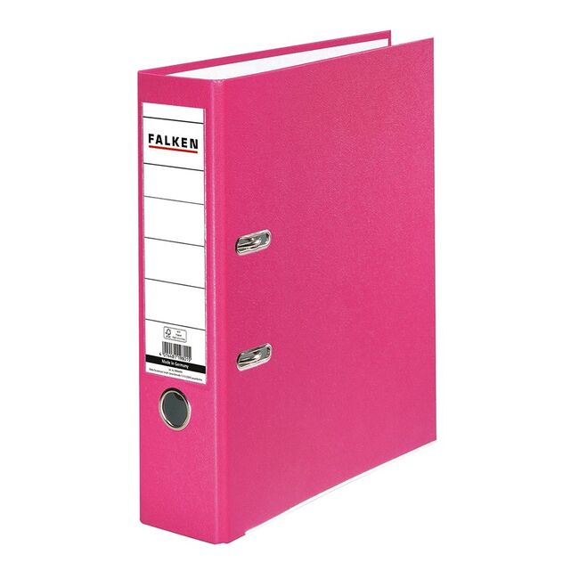 Biblioraft Falken plastifiat, 80 mm, roz BPTCFA029811