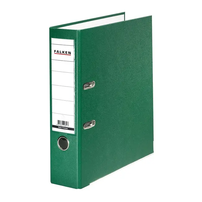 Biblioraft Falken plastifiat, 80 mm, verde BPTCFA029805
