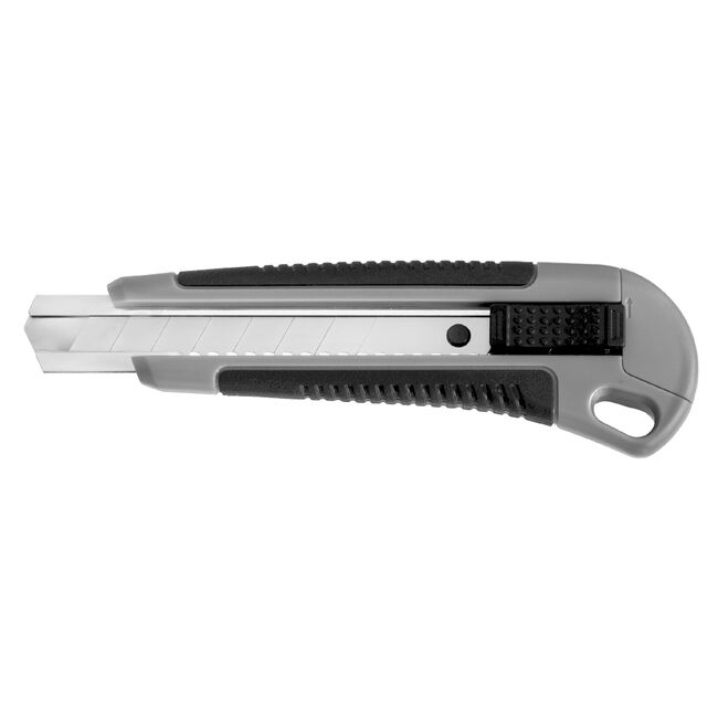 Cutter mare A-series, 18 mm, sina metalica, grip confortabil BPTCAY84005
