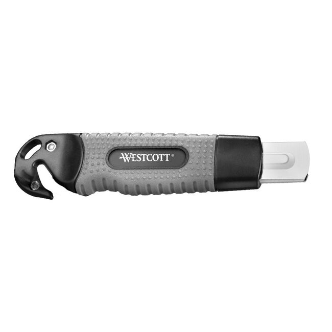 Cutter profesional Westcott, latime lama - 18 mm, maner pentru dezambalare BPTCWS840220
