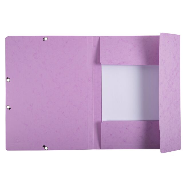 Dosar plic Exacompta Aquarel, A4, carton, inchidere elastic, mov BPTCFA055535