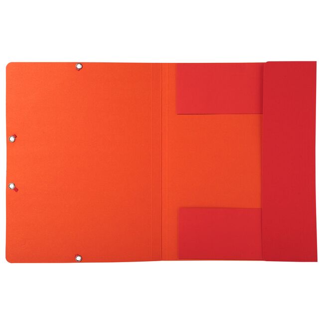 Dosar plic Exacompta Aquarel, A4, carton reciclat, inchidere elastic, rosu BPTCFA056985