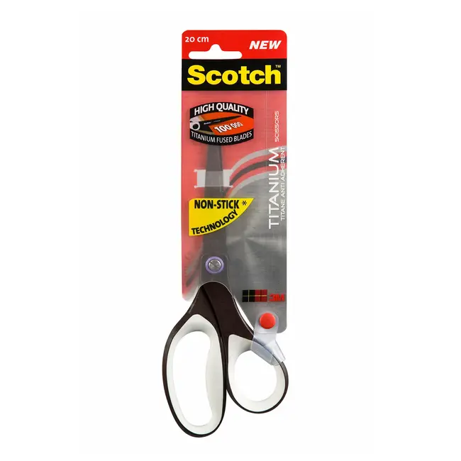 Foarfeca Scotch, Titanium, antiaderenta, 20 cm, negru BPTC3M220003