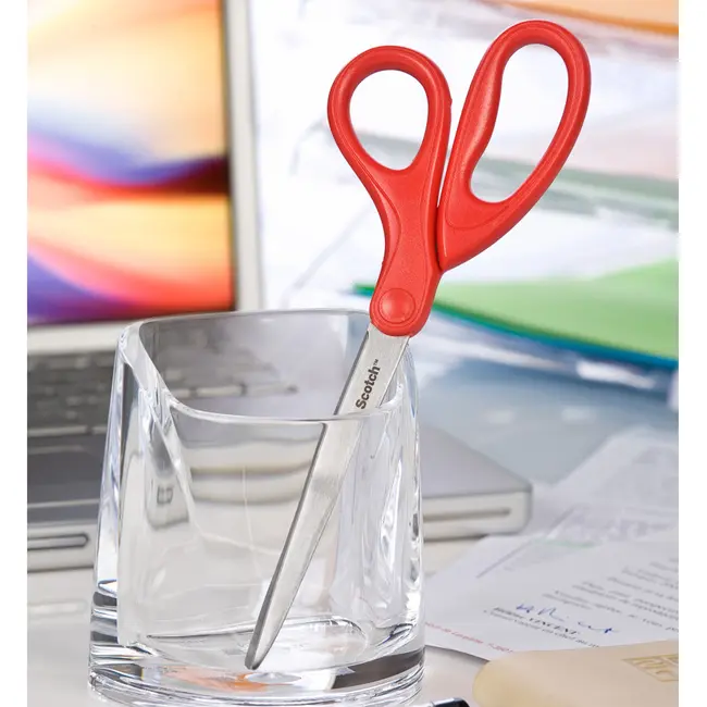 Foarfeca Scotch universala, 18 cm, otel, rosu BPTC3M220001