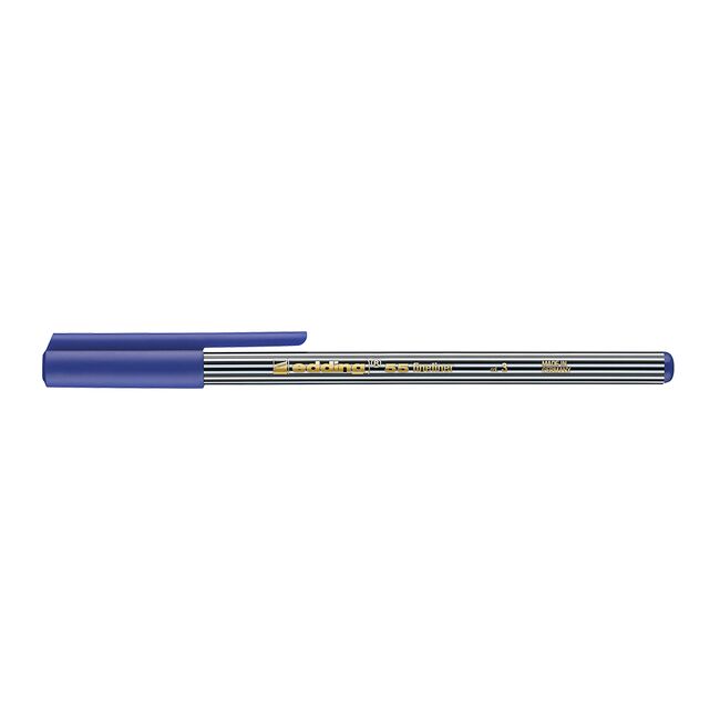 Liner Edding 55, corp plastic, varf 0.3 mm, albastru BPTCED055003