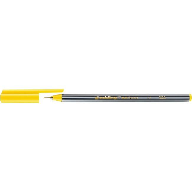 Liner edding 55, corp plastic, varf rotund, 0.3 mm, galben BPTCED055005