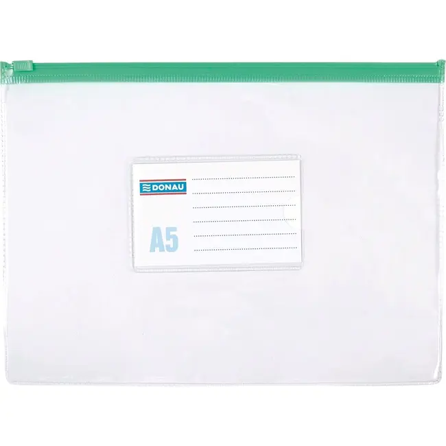 Mapa cu fermoar Donau, A5, plastic BPTCDN100597